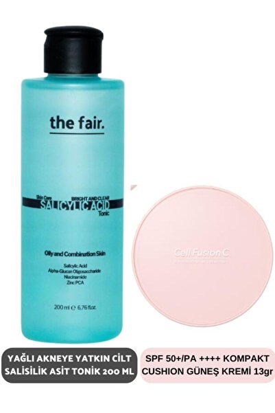 the fair. the fair. Yağlı Akneye Yatkın Cilt Salisilik Asit Tonik 200 ml ve S...
