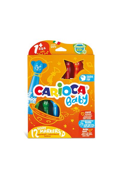 ileri grup Carioca Jumbo 12 Pack Baby Crayons - Washable Felted
