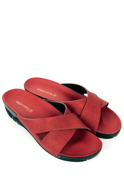 Ceyo Papuci de damă Red Venice-9 06550