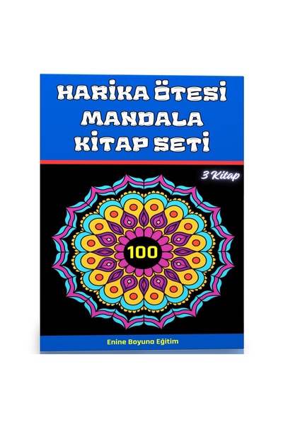 EBE Enine Boyuna Eğitim Beyond Wonderful Mandala Book Set (3 Books)