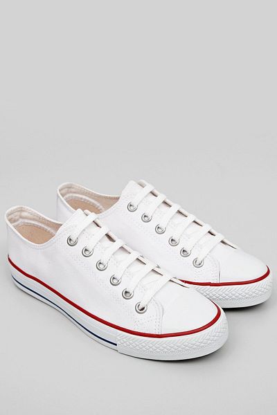 GÖNDERİ(R) White Linen Round Toe Lace Up Flat Sole Casual Men's Sneaker 35444