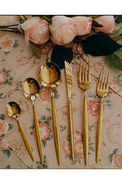 Demir Çeyiz Dmr Life Venezia Gold - 6 Dinner Forks