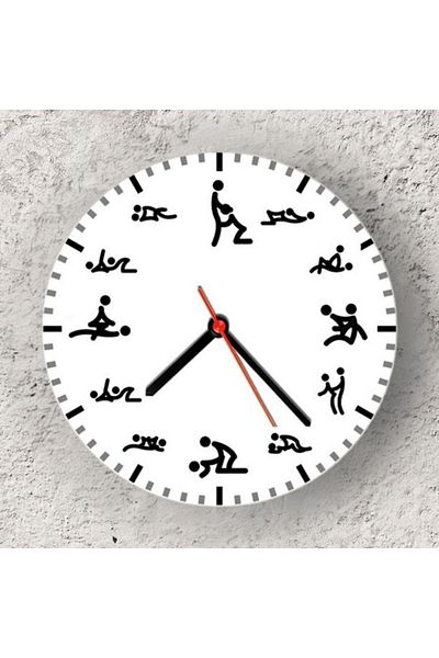 gifttime Kamasutra Wall Glass Clock
