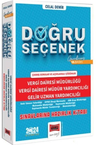Yargı Yayınları (Doğru Seçenek) Vergi Dairesi Müdürlüğü, Vergi Dairesi Müdür ...