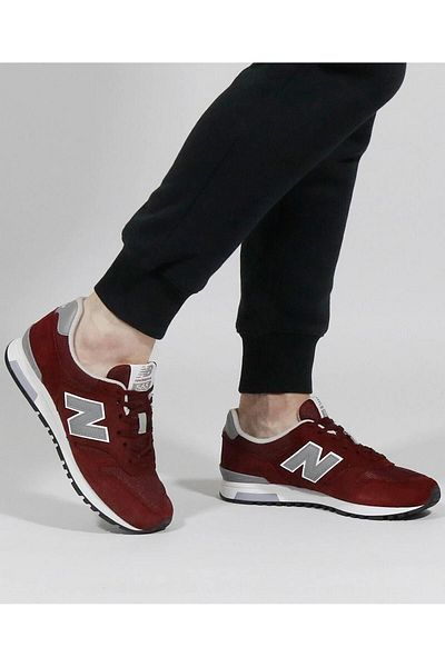 New Balance Ml565Blk 565 Claret Red Sneaker Men's Daily Sneakers