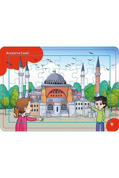 Türkiye Diyanet Vakfı Yayınları 4-6 Yaş Değerli Mekanlar Ayasofya Cami Puzzle...