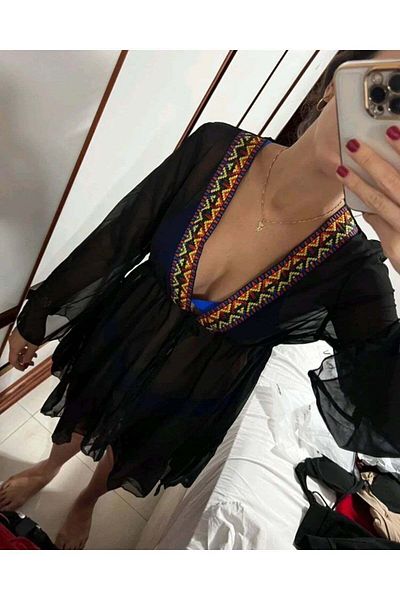 nuriçgiyim Etnikka ethnic patterned pareo