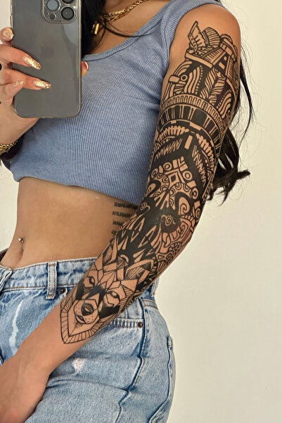 TAKIŞTIR Geçici Kurt Kol Dövme Tattoo