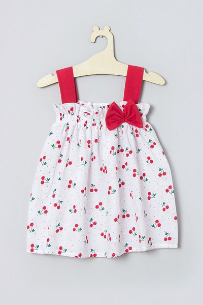 ADABEBEK Patterned Baby Girl Dress