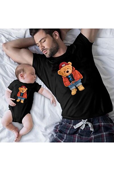 venüsdijital CADOU PENTRU TATĂ - Tricou combinat cu ursuleț de pluș și Zibin ...