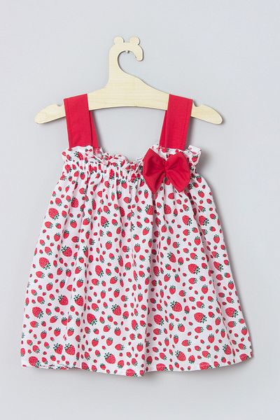 ADABEBEK Patterned Baby Girl Dress