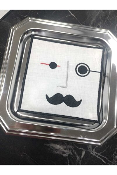 LASETU كوكتيل مع شخصية السيد ومنديل العرض 1 قطعة