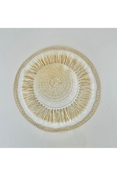 By Piera Straw Girl's Hat - Wide Brim, Model 3005