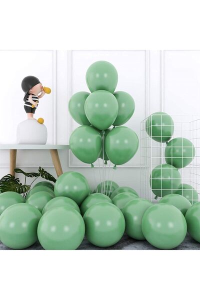 turkuaz parti 10 بالونات خضراء متعفن