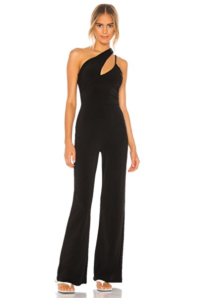 By Kul Design Salopetă de damă din jerseu de mătase cu croi asimetric