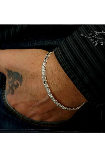 vogutima jewelery&silver by timuçin mavili Gümüş Bileklik - 925 Ayar Gümüş Er...