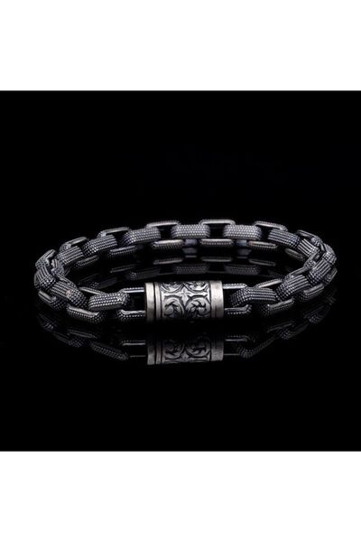 vogutima Okside Noktalı Zincir Bağlantılı 925 Ayar Gümüş Sevgiliye Eşe Babaya...