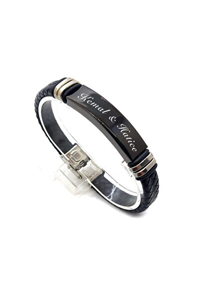 Men's Steel Bracelet - Personalized Name • Wanted Team Name • Lover • Spouse • Father • Bracelet