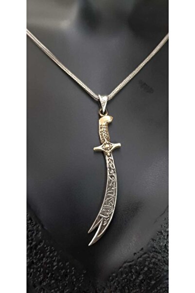 vogutima jewelery&silver by timuçin mavili Erkek Gümüş Kolye - H.z Alinin Kıl...
