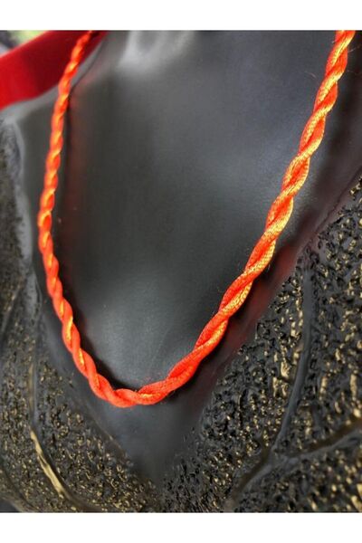 vogutima jewelery&silver by timuçin mavili حبل برتقالي اللون لجميع أنواع القل...