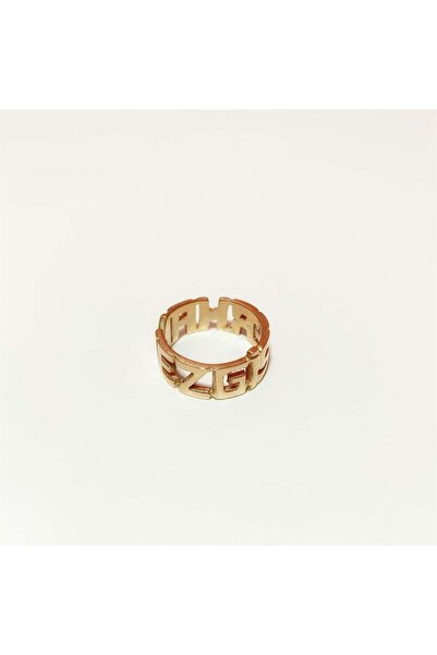 vogutima Kadın Gümüş Yüzük - Tamtur Ikili Isim Kişiye Özel Tasarım • Sevgiliye • Eşe Hediye