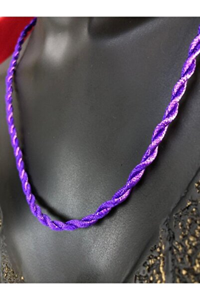 vogutima jewelery&silver by timuçin mavili Mor Renk Ip Her Türlü Kolye Ucu Ta...