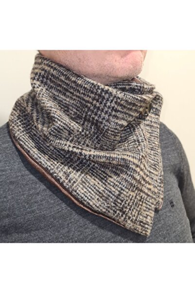 Leylace Winter Italian Wool Men's neck collar 20