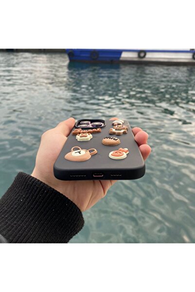 enfein Case Compatible with Omix X6 Sweet Cartoon Swk03 Back Cover Black