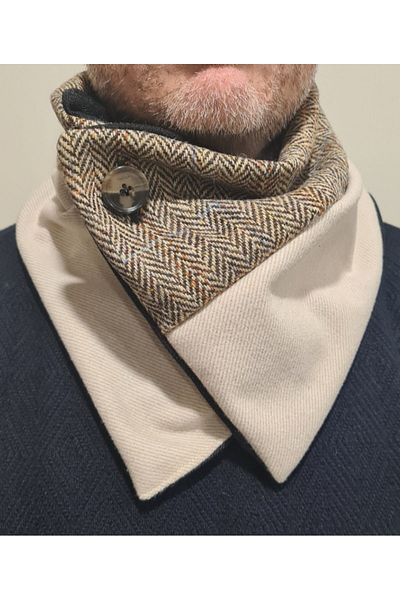 Leylace New Model, Leylace Winter Wool Double Color Men's Neck Collar-25