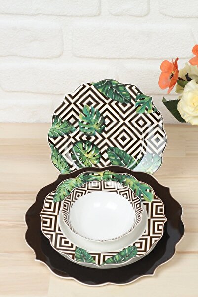 AROW Amazon 24 Parça Porselen Yemek Takımı