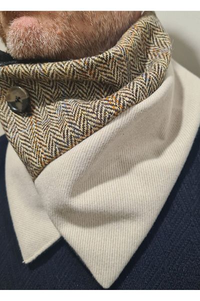 Leylace New Model, Leylace Winter Wool Double Color Men's Neck Collar-25