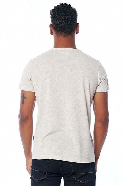 Galvanni Men's Gray T-Shirt - Rave Gray Multi Pattern