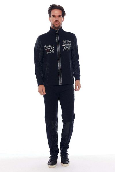 Galvanni Men's Dark Navy Blue Tracksuit Set - Namo Dress Blues