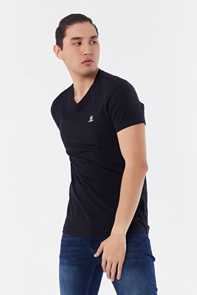 Galvanni Men's Black T-Shirt - Mumi Black