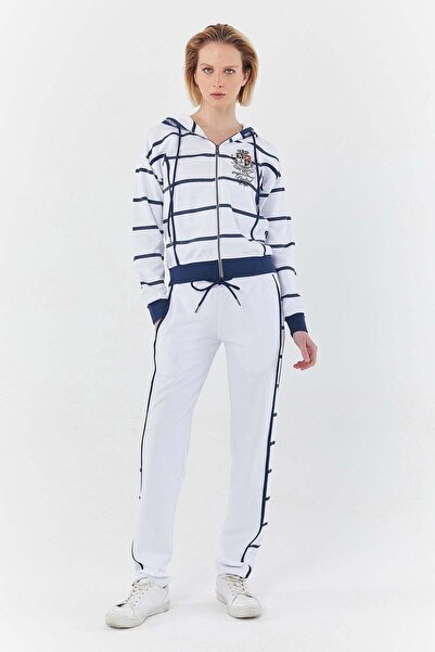 Galvanni Kadın Beyaz Eşofman Takımı - Meka White