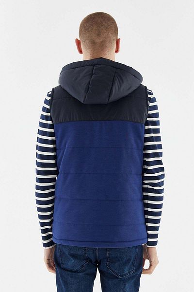 Galvanni Men's Light Navy Blue Vest - Velka Twilight Blue