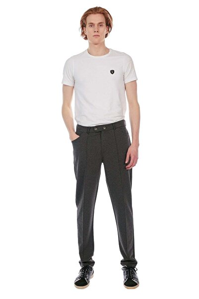 Galvanni Erkek Antirasit Eşofman Altı - Kavı Anthracite Melange