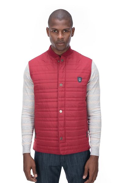 Galvanni Men's Red Jınn Chili Pepper Vest
