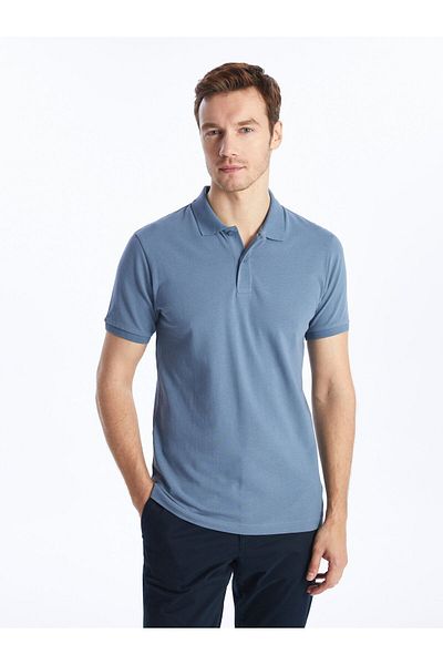 LC Waikiki Ανδρικό μπλουζάκι Polo με κοντό μανίκι Pique
