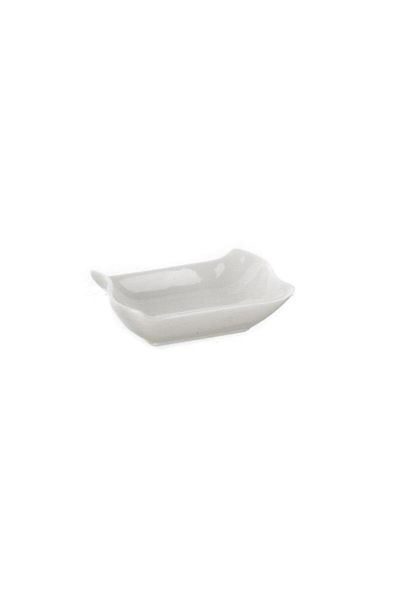 ultraform Porcelain Curved Sauce Bowl Std 10x7cm