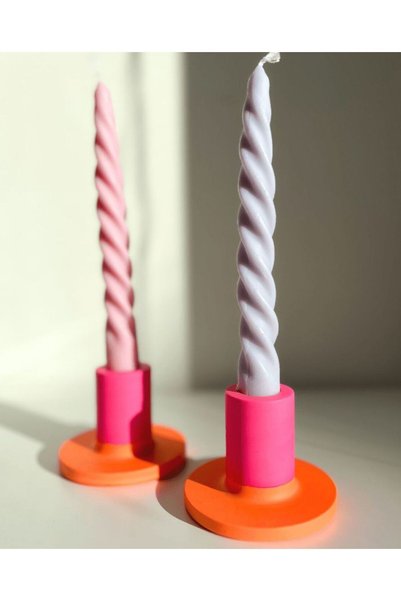 MUMBOX 2’li Twist Mum Lila Pembe Renkli