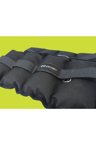 ÇAKABEY - Hand-Foot Wrist Weight 0.5 Kg Pair (2 Pieces) Black
