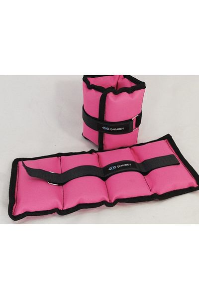 ÇAKABEY Hand-Foot Wrist Weight 0.5 Kg Pair (2 Pieces) Pink