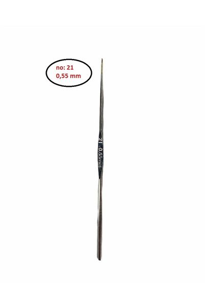 Tunç Çadır Size 21 Crochet Lace - Needlework Crochet Iron Handle Gold Tip Anti-Snagging Thread Comfortable Pulls