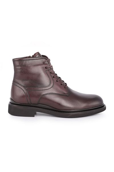 Libero L4378 Δερμάτινες Ανδρικές Μπότες Shearling Καφέ