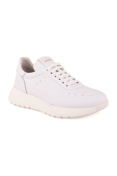 Libero LZ4765 Pantofi sport din piele pentru femei ALB