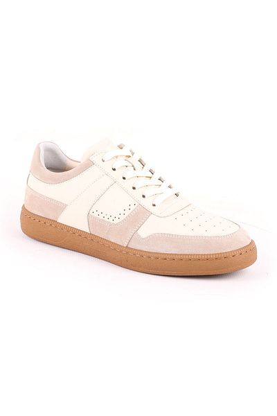 Libero L5159 Suede Leather Men's Casual Shoes Bone
