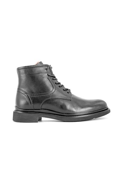 Libero L4378 Δερμάτινα Ανδρικά Μποτάκια Shearling Μαύρα