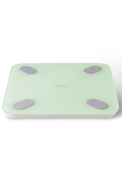 comedones Yağ Ölçer Fonksiyonlu Baskül Akıllı Bluetooth Tartı - Uygulama Ile Kontrol ( 30x30 cm )