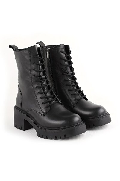 Libero L04.379 Deri Kadın Bot Siyah